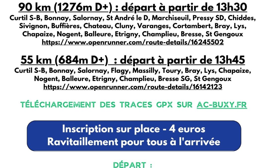 Brevet 2023 – Amicale Cycle de Buxy