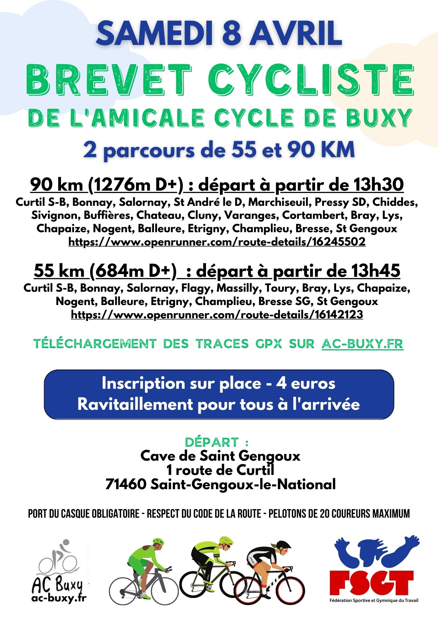 Brevet 2023 – Amicale Cycle de Buxy