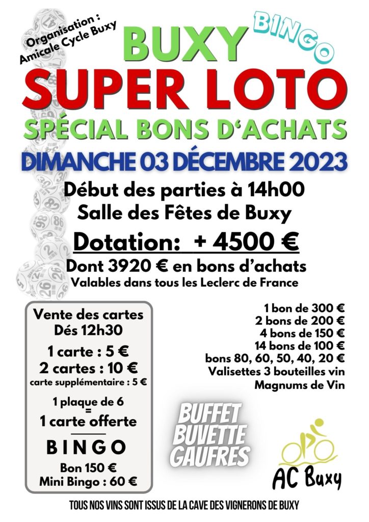 Loto à Buxy