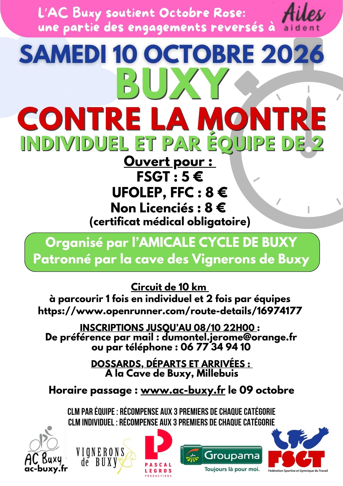 Clm OR 10 octobre 2026 - AC Buxy